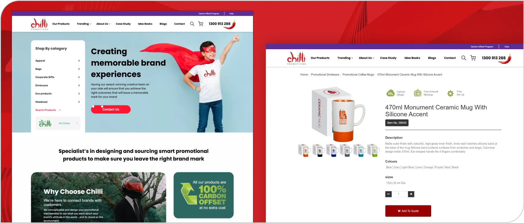 Chilli Promotions Website